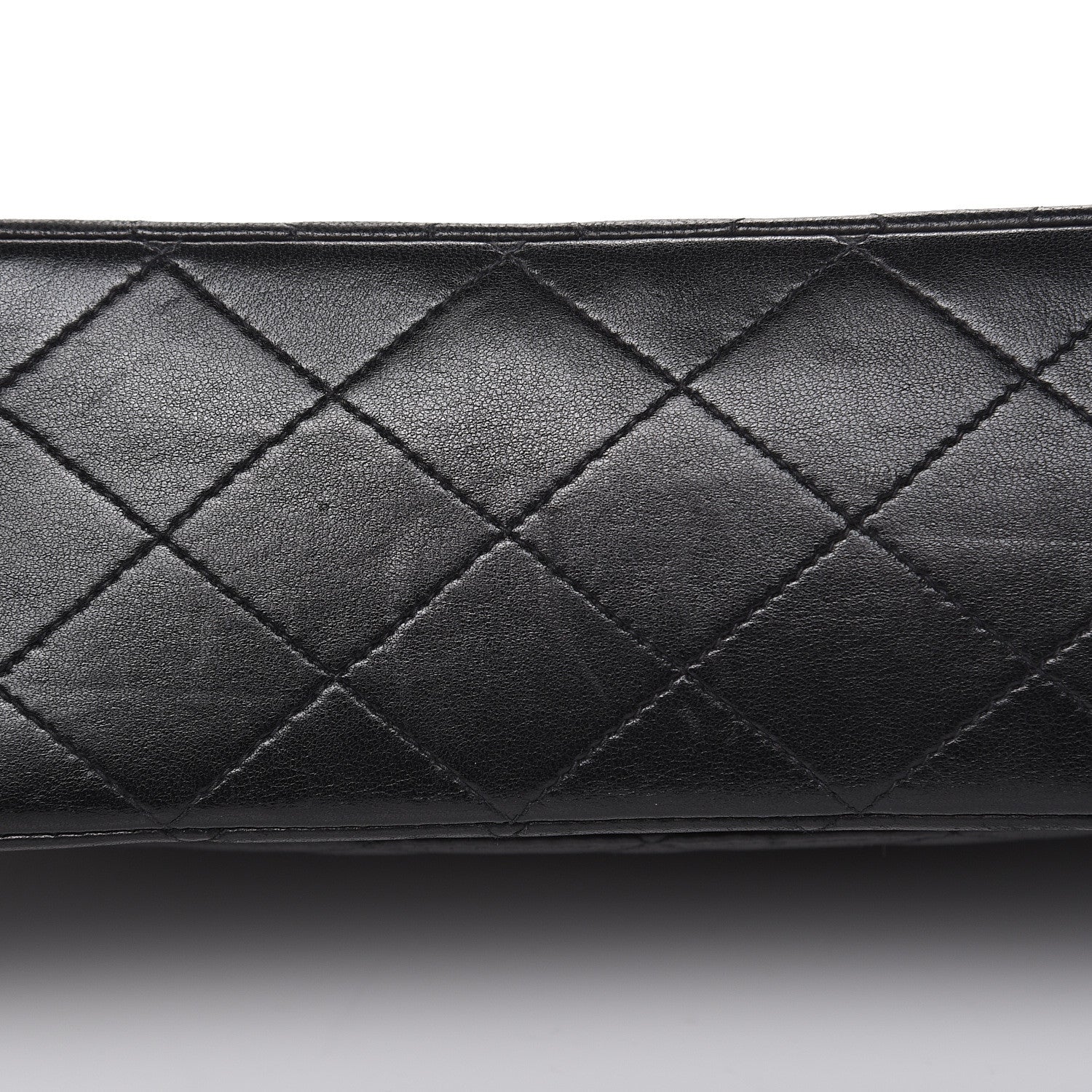Chanel Lambskin Quilted Medium Double Flap Black 17 of 22