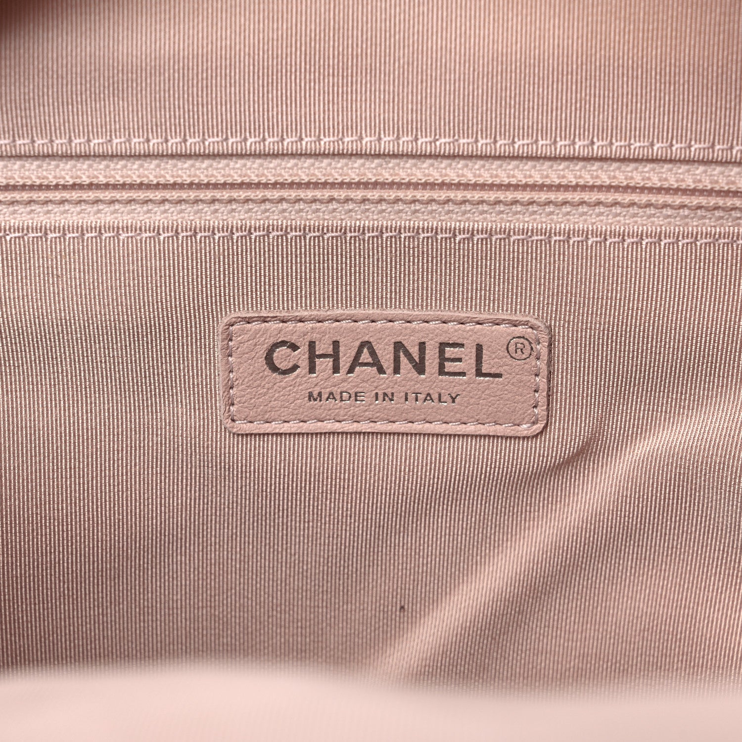 Chanel Canvas Cruise La Pausa Print Backpack Pink White Black 6 of 9