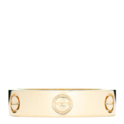 Cartier 18K Yellow Gold 5.5mm LOVE Ring 63 10.25 1 of 5