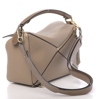 Loewe Calfskin Medium Puzzle Bag Sand Mink 3 of 9
