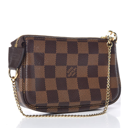 Louis Vuitton Damier Ebene Mini Pochette Accessories 3 of 7