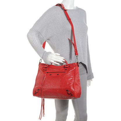 Balenciaga Agneau Velo Rouge Cardinal 2 of 9