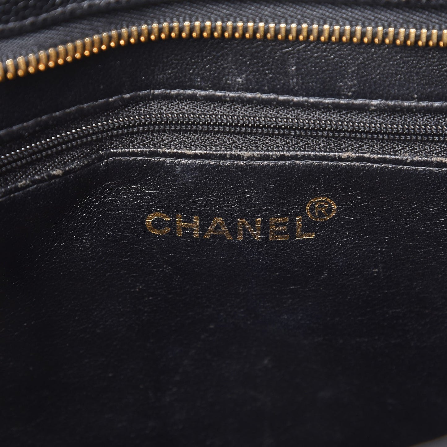 Caviar Quilted Medallion Tote Black