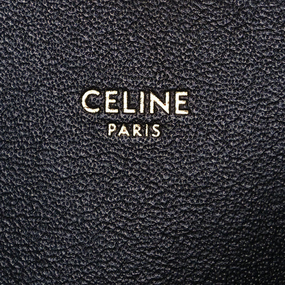 Celine Shiny Calfskin Stripes Small C Bag Black 6 of 8