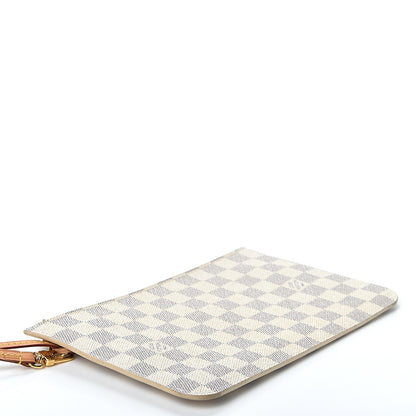 Louis Vuitton Damier Azur Neverfull MM GM Pochette 3 of 8