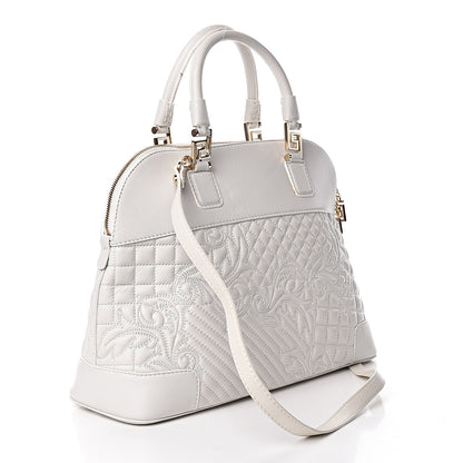 Versace Barocco Quilted Nappa Altea Vanitas Lady Athena White 3 of 19