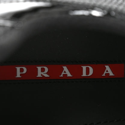 Prada Patent Mens America's Cup Patchwork Sneakers 11 Black 7 of 8