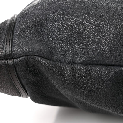 Chanel Washed Calfskin Drawstring Tote Black 20 of 22