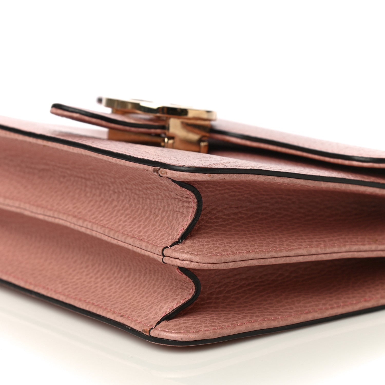 Gucci Dollar Calfskin Small Interlocking G Shoulder Bag Soft Pink 10 of 22