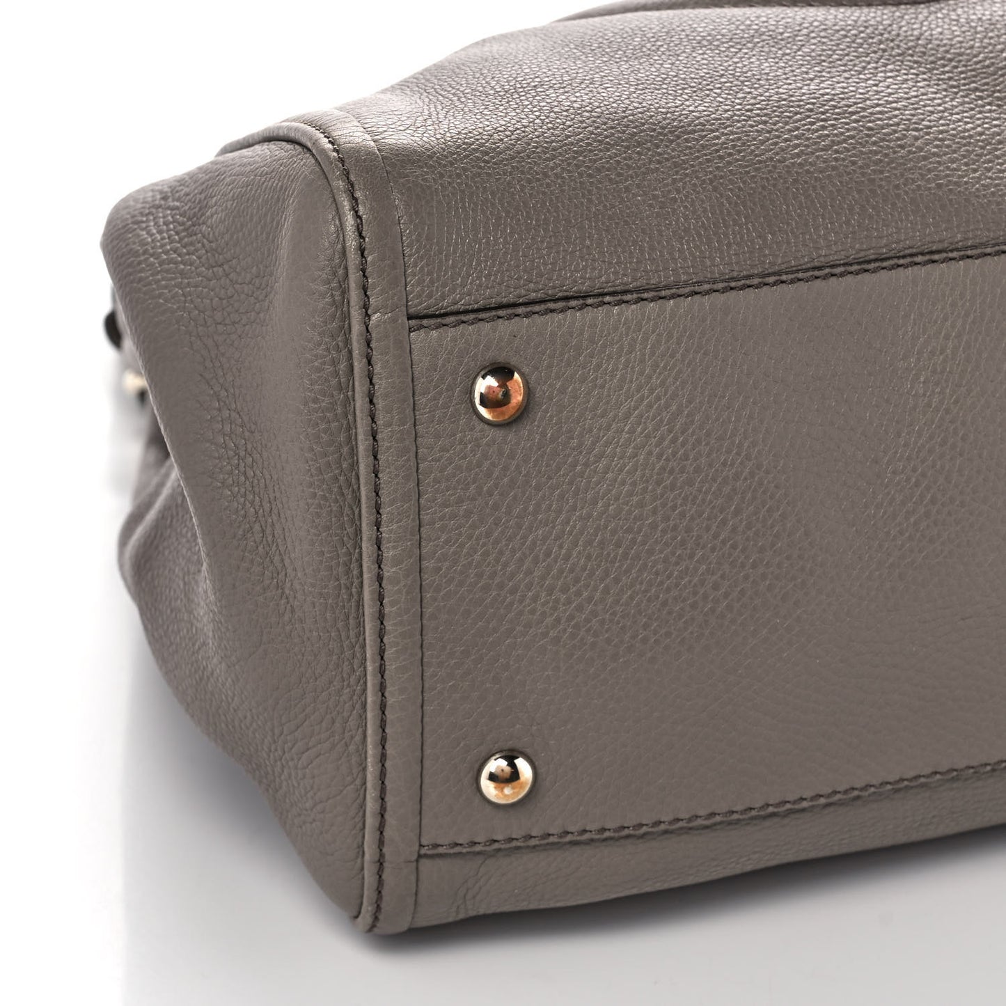 Pebbled Calfskin Medium Soho Shoulder Bag New Fango