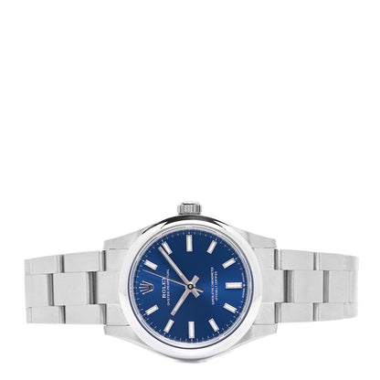 Rolex Stainless Steel 31mm Oyster Perpetual Watch Bright Blue 277200 2 of 6