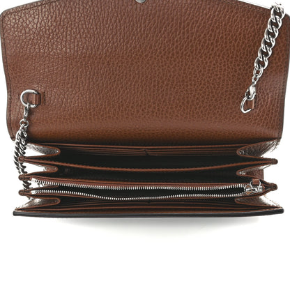 Gucci New Denim GG Monogram Dollar Calfskin Enamel Mini Dionysus Chain Wallet Blue Tea Cuir Epilog Electric Blue 5 of 13