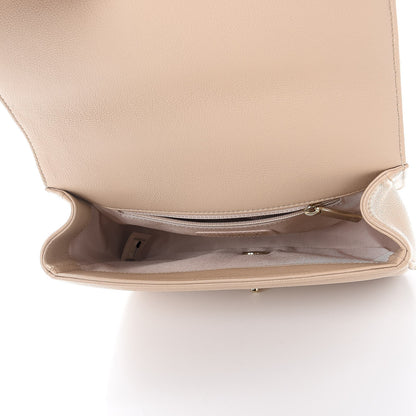 Chanel Caviar Quilted Small Studded Flap Beige 5 of 8