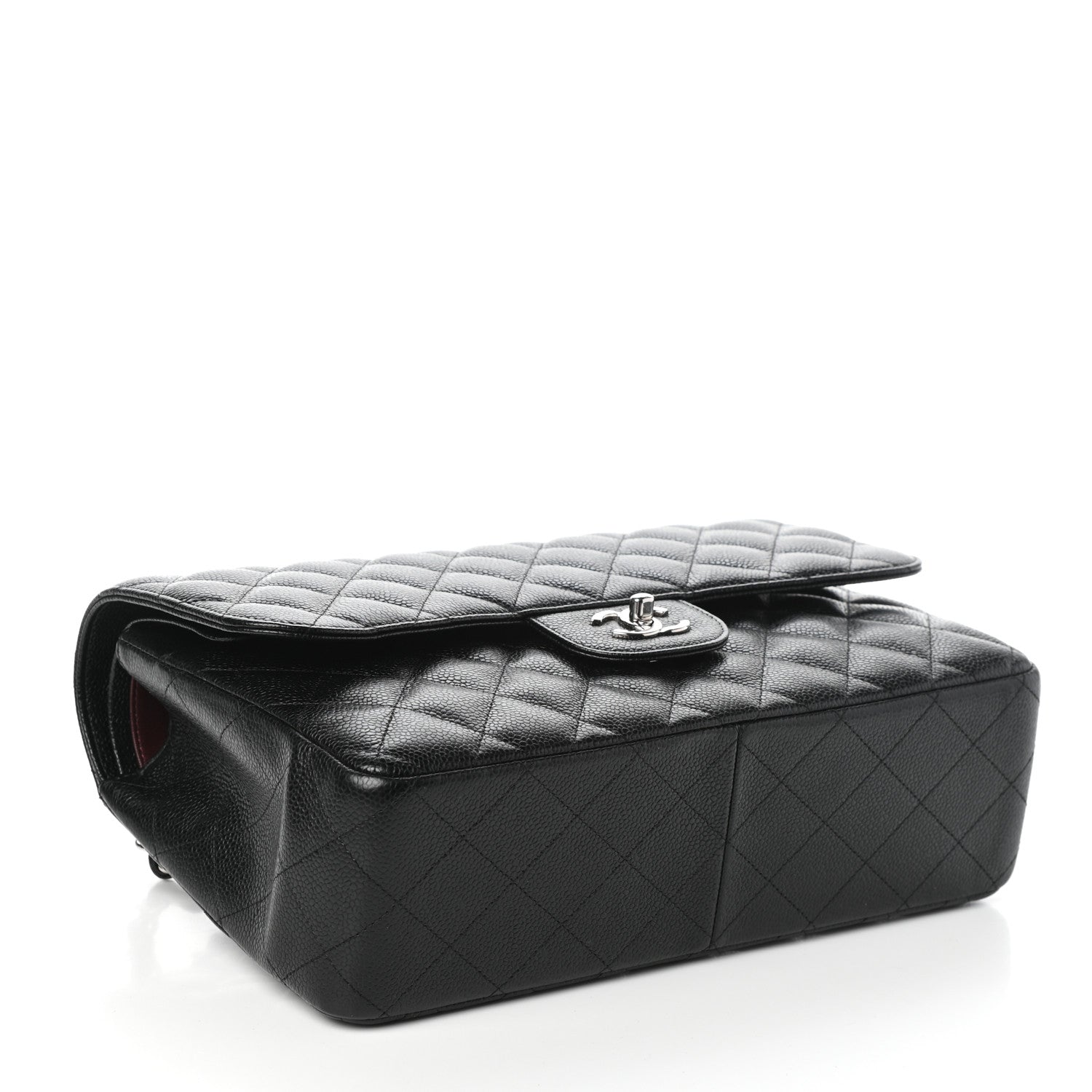 Chanel Caviar Quilted Jumbo Double Flap Black 4 of 10