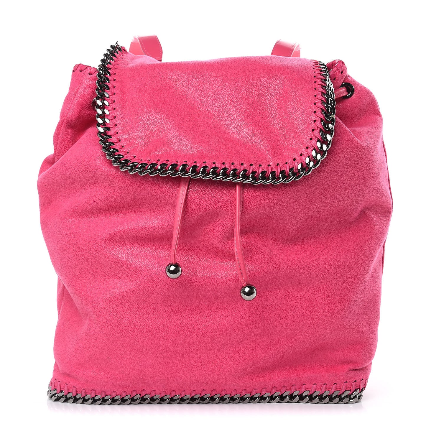 Shaggy Deer Falabella Backpack Pink Fluo