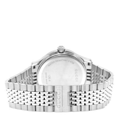 Gucci Stainless Steel 38mm G-Timeless Quartz Watch Black 3 of 4
