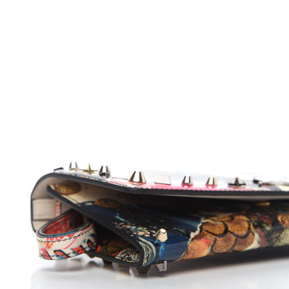 Christian Louboutin Patent Printed Collage Flap Wallet Multicolor 6 of 10