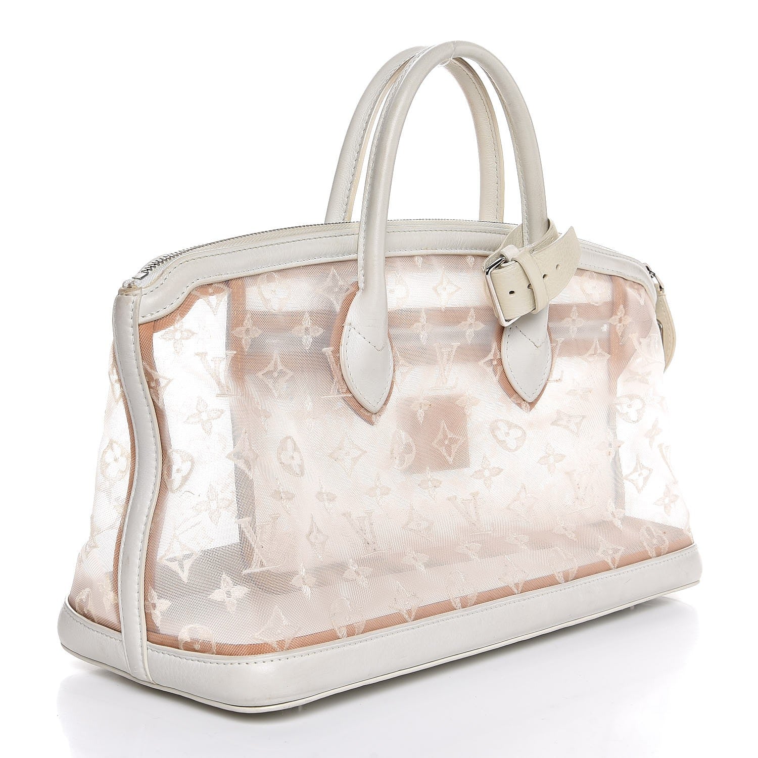 Louis Vuitton Monogram Transparence Lockit East-West White 2 of 16
