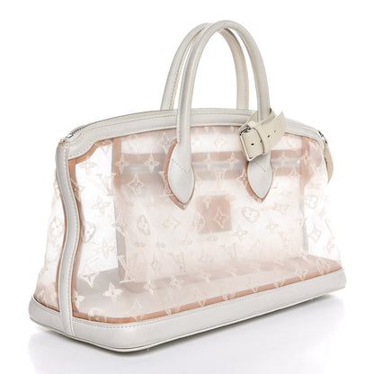 Louis Vuitton Monogram Transparence Lockit East-West White 2 of 16