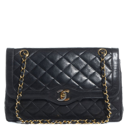 Chanel Lambskin Medium Double Flap Black 1 of 10