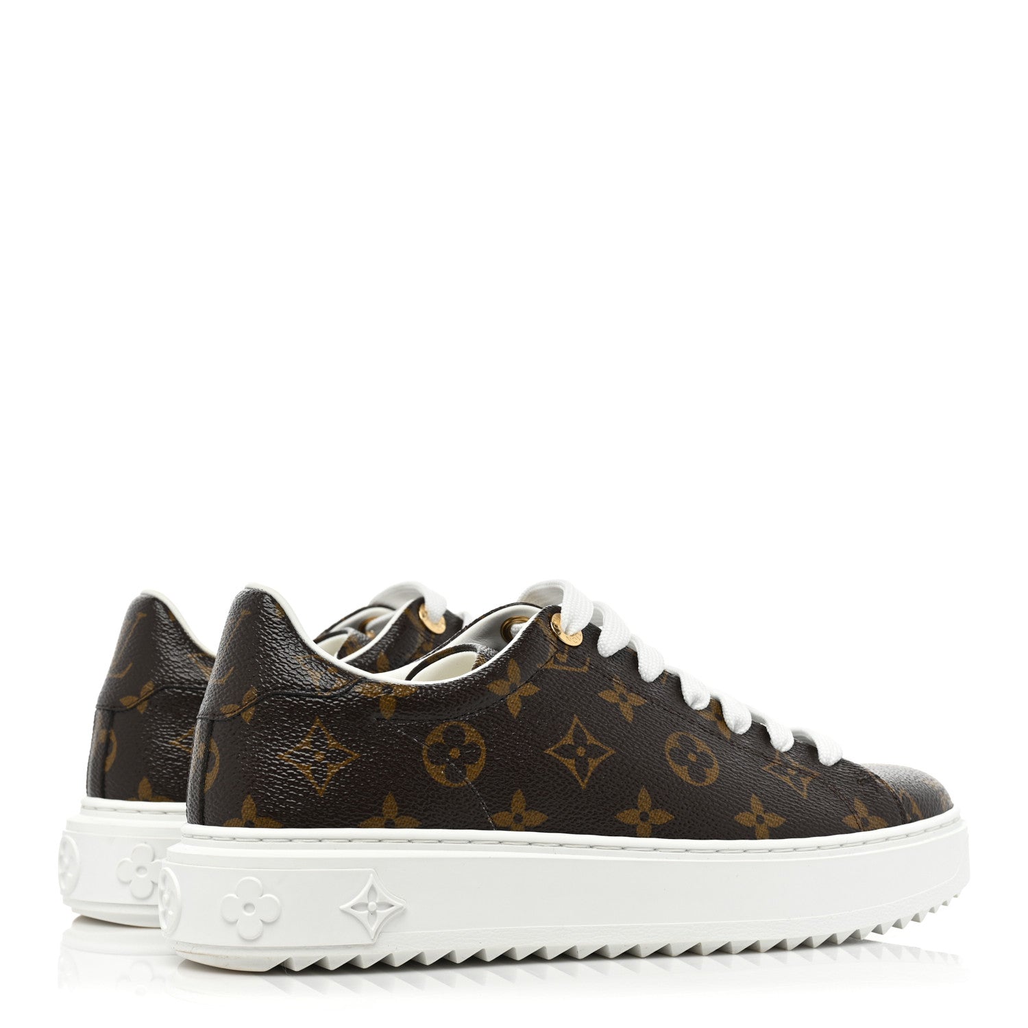 Louis Vuitton Monogram Time Out Sneakers 38.5 5 of 9