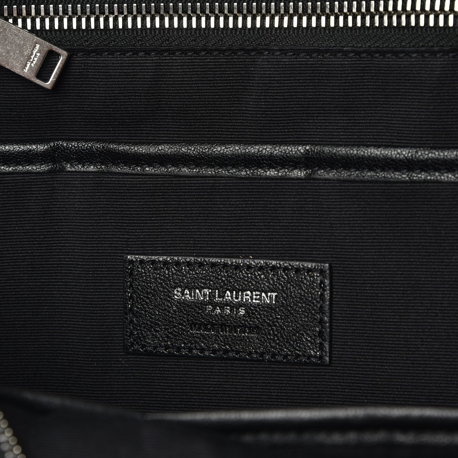Saint Laurent Lambskin Mini City Backpack Black 6 of 7