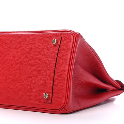 Hermes Epsom Birkin 30 Rouge Casaque 10 of 10