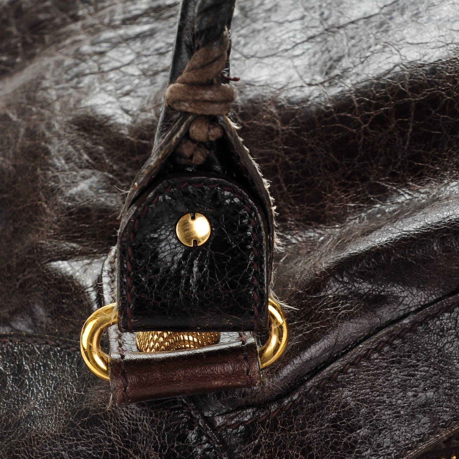 Balenciaga Agneau Giant 21 Gold Hardware City Charbon 7 of 13