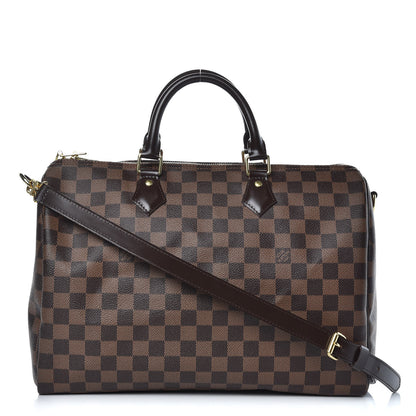 Louis Vuitton Damier Ebene Speedy Bandouliere 35 1 of 10