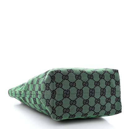 Gucci Monogram Tote Bag Green 4 of 10