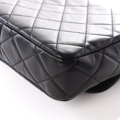 Chanel Lambskin Quilted Chain & Tassel Small Camera Case Black 8 of 12