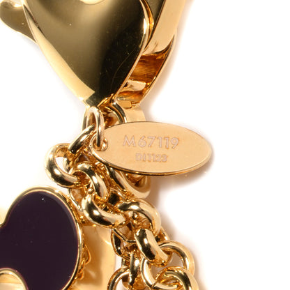 Louis Vuitton Fleur De Monogram Bag Charm Dore 4 of 5