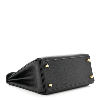 Hermes Togo Kelly Retourne 25 Black 4 of 11