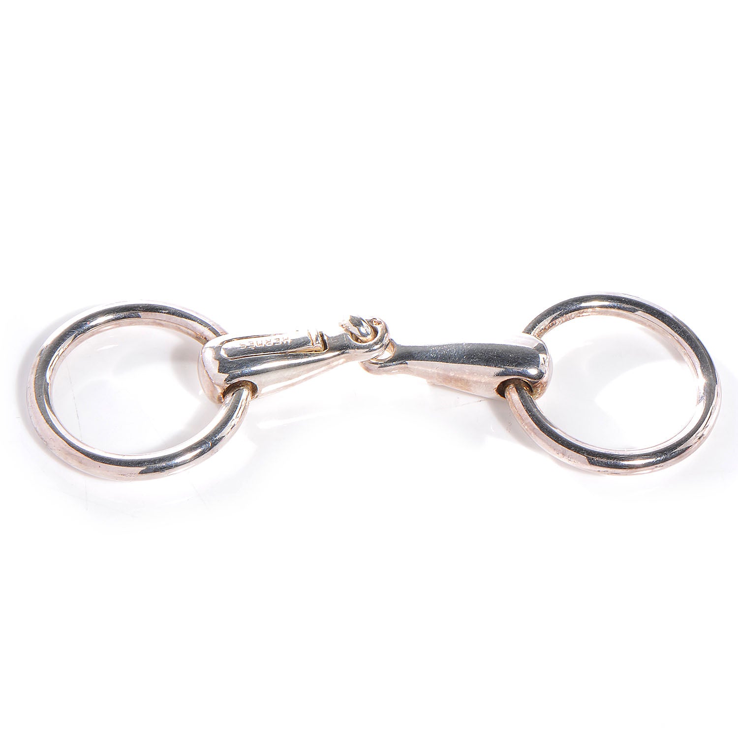 Hermes Bijouterie Fantasie Scarf Ring Silver 1 of 5