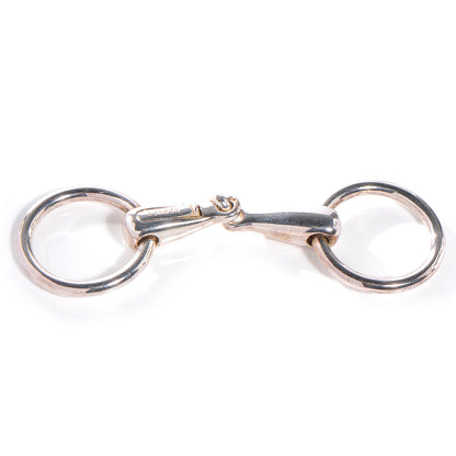 Hermes Bijouterie Fantasie Scarf Ring Silver 1 of 5
