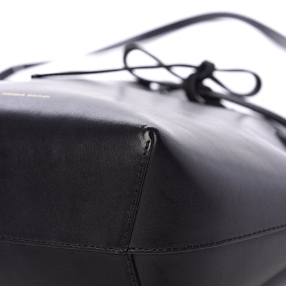 Mansur Gavriel Vegetable Tanned Calfskin Mini Bucket Bag Black Royal 9 of 20