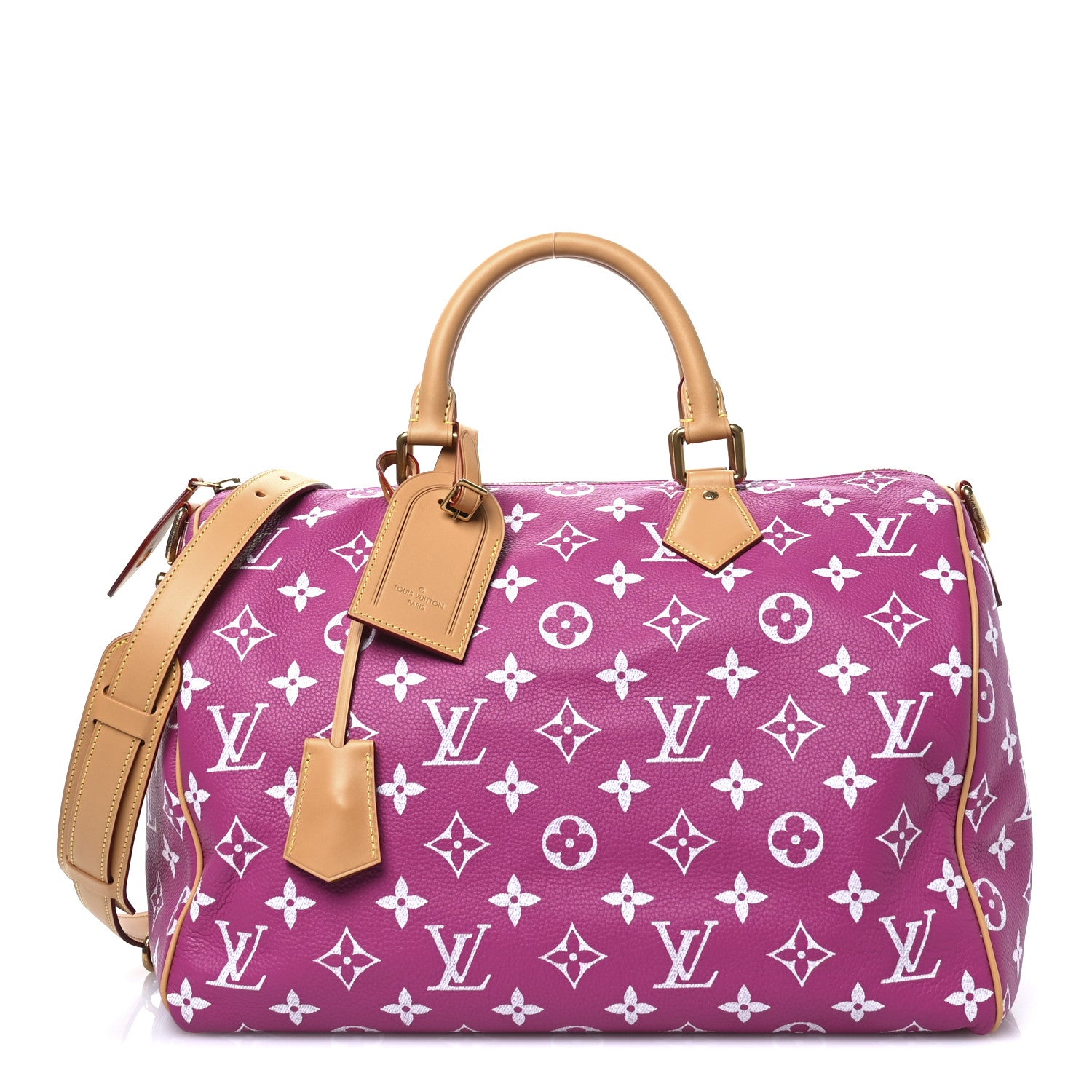 Louis Vuitton Calfskin Monogram Speedy P9 Bandouliere 40 Agate 1 of 21
