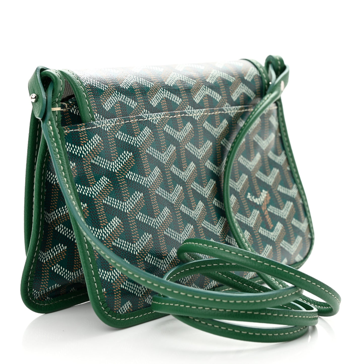 Goyardine Plumet Wallet Clutch Green