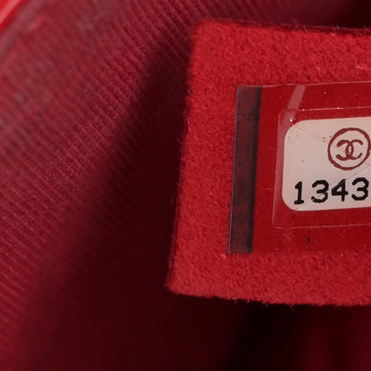 Chanel Patent Calfskin Quilted Valentine Charms Medium Single Flap Red 7 of 13