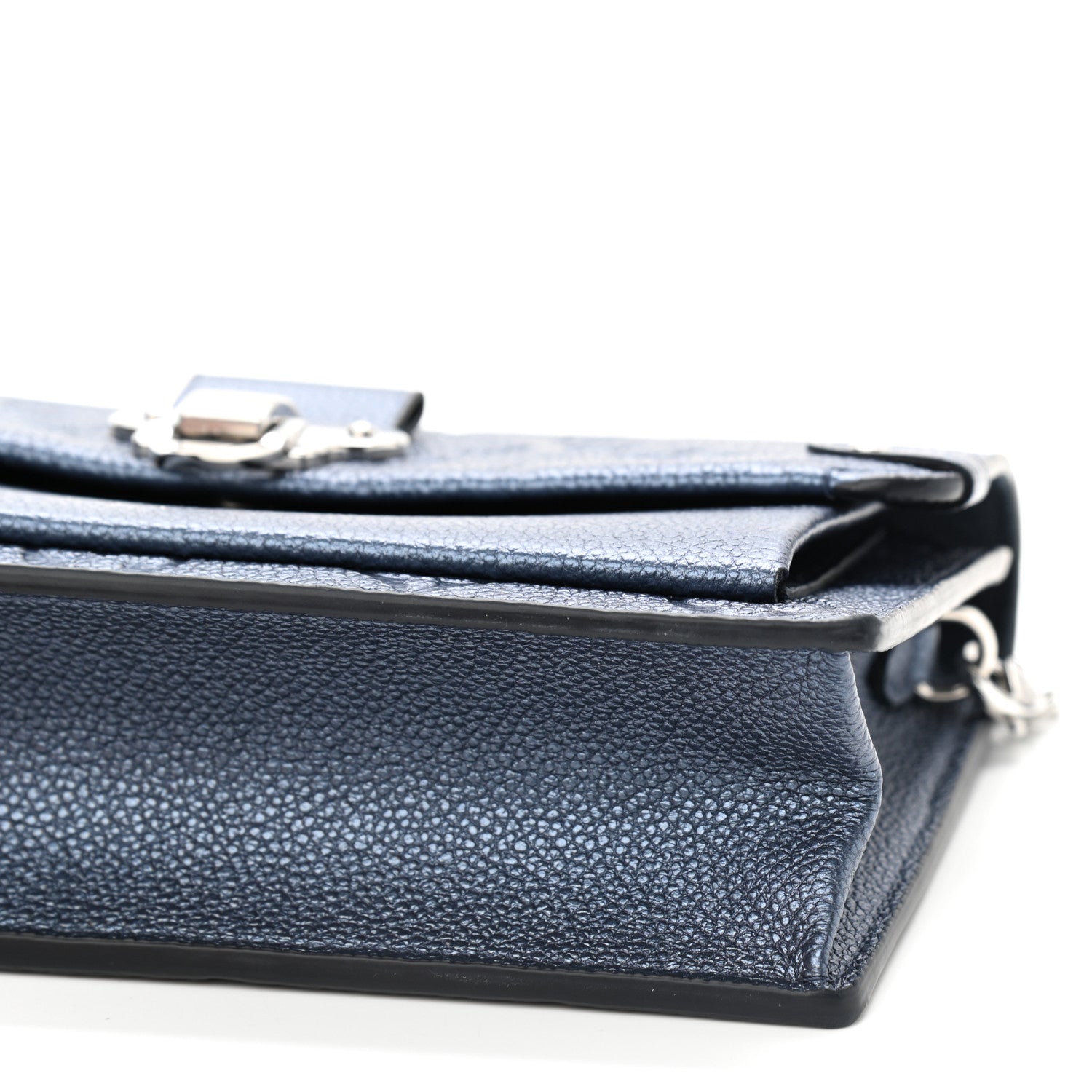 Louis Vuitton Metalli Empreinte Monogram Vavin Chain Wallet Navy Nacre 8 of 8