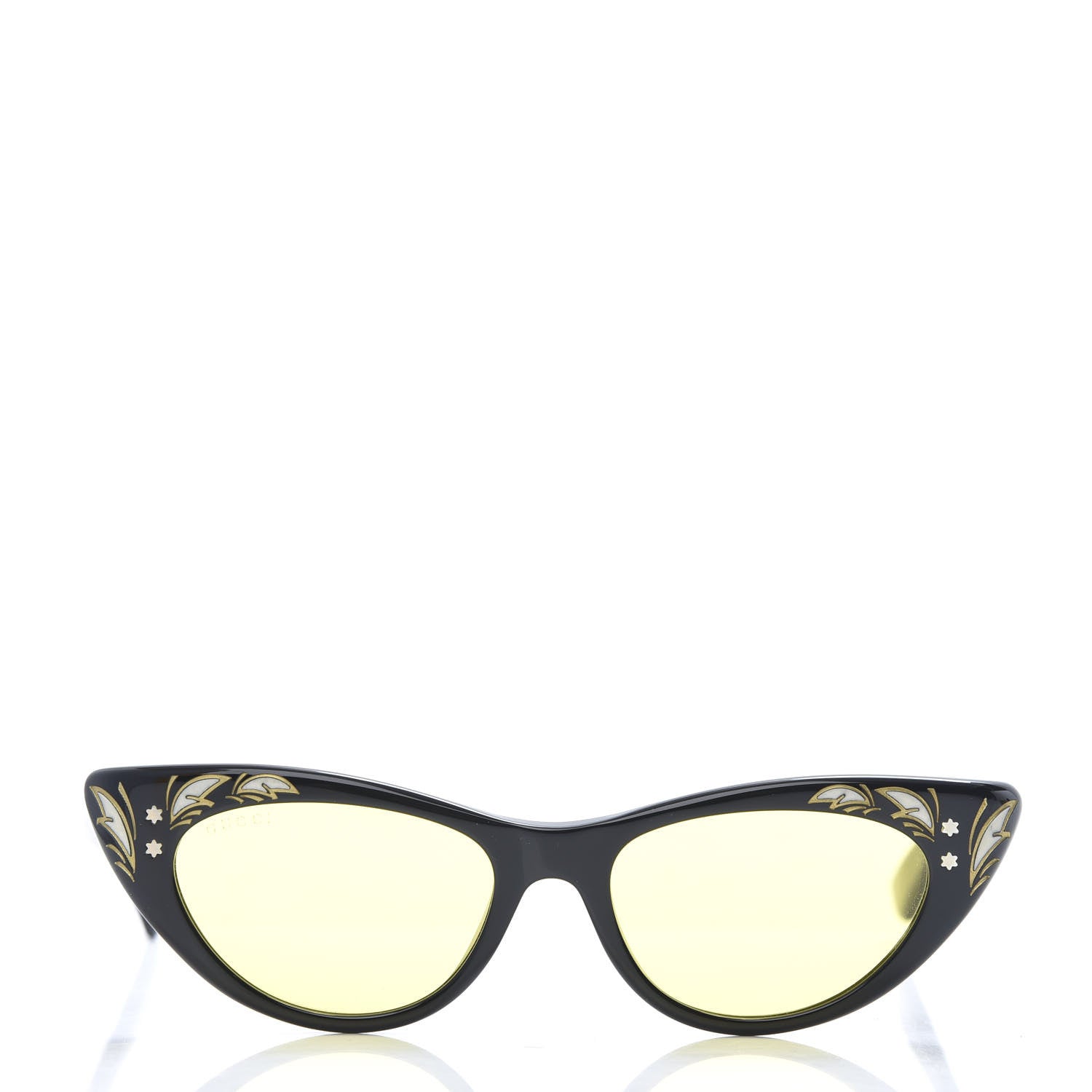 Gucci Acetate Cat Eye Sunglasses GG3807/S Black 2 of 8