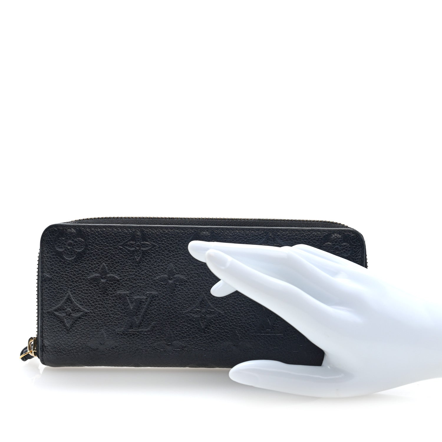 Louis Vuitton Empreinte Clemence Wallet Black 2 of 6