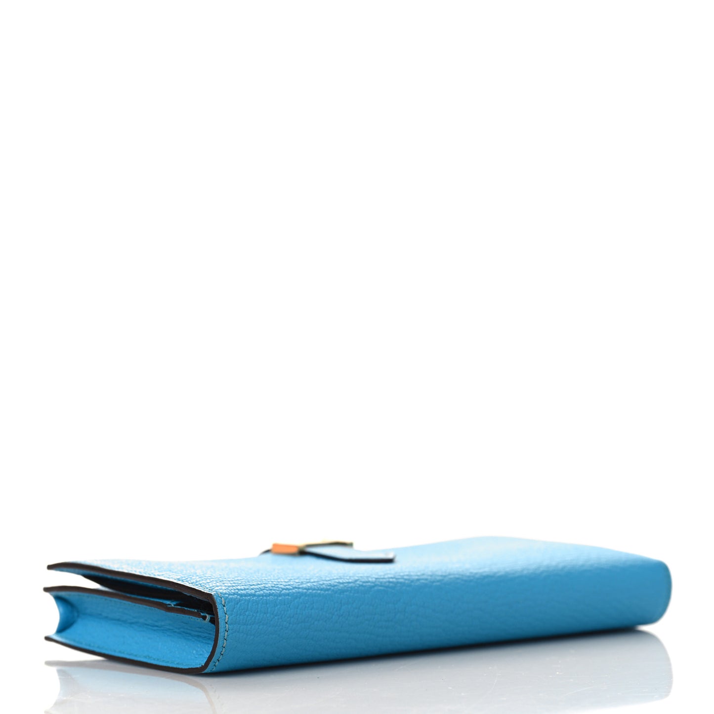 Chevre Mysore Bearn Gusset Wallet Bleu Azteque