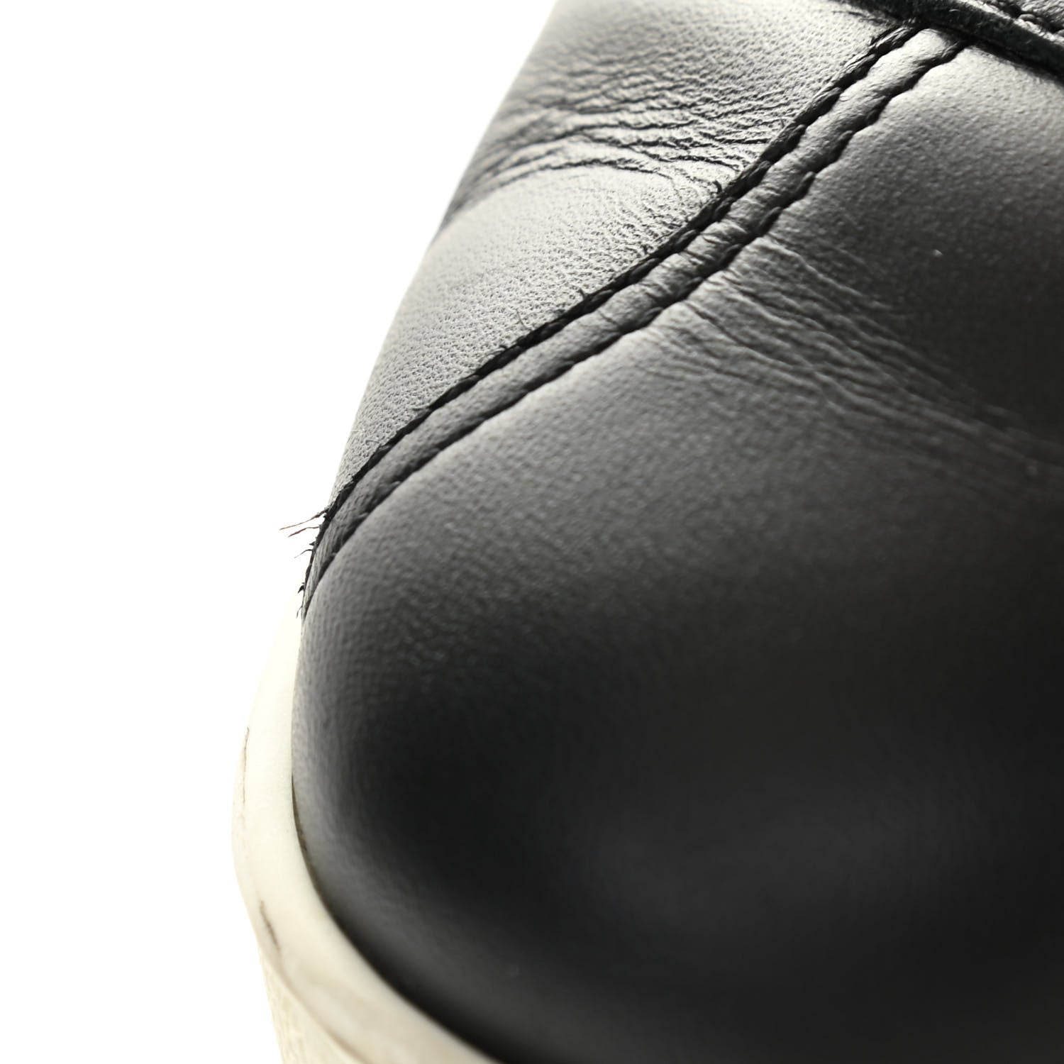 Chanel Calfskin CC Womens Sneakers 40 Black 11 of 17