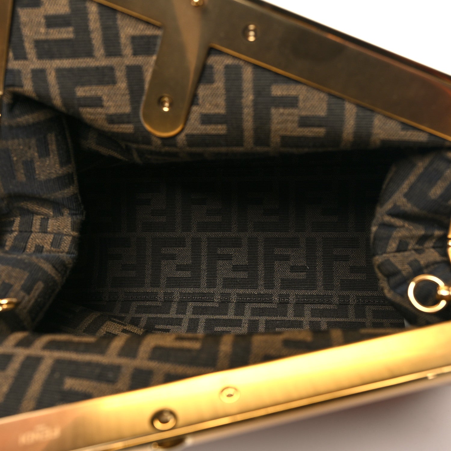 Fendi Shiny Nappa Medium Fendi First Poudre 5 of 10