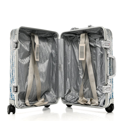 Christian Dior X RIMOWA Aluminum Gradient Cabin Luggage Blue Multi 4 of 12