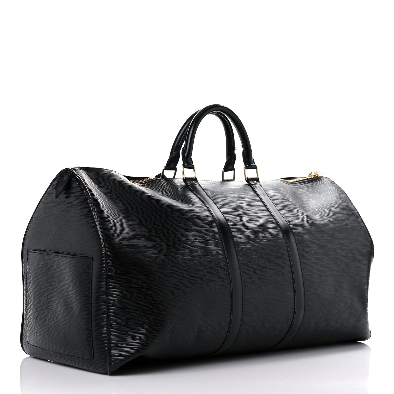 Louis Vuitton Epi Keepall 55 Black 3 of 30