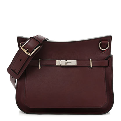Hermes Swift Verso Jypsiere 28 Bordeaux Rose Extreme 1 of 16