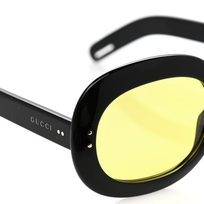 Gucci Acetate Round Sunglasses GG0497S Black 5 of 7