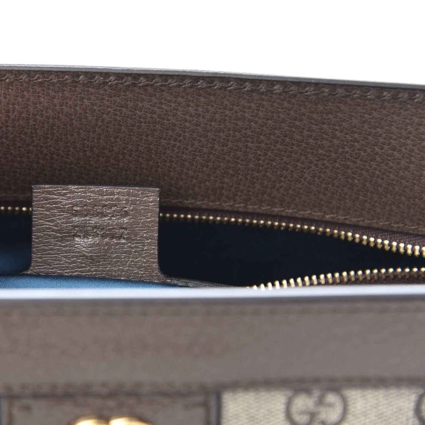 GG Supreme Monogram Web Medium Ophidia Chain Shoulder Bag Brown